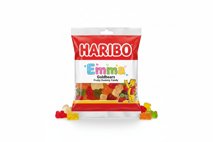 Haribo personnalisé au nom de Emma
